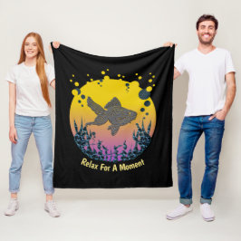 Entspannen Sie sich unter dem Meer und lassen Sie  Fleecedecke