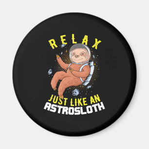 Entspannen Sie sich wie ein Astronautenlautspreche Magnet
