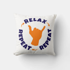 Entspannen Sie sich. Wieder von vorne. Wieder von Kissen