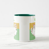 Entspannen Sie sich! Zweifarbige Tasse (Mittel)