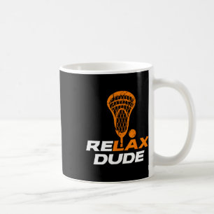 Entspannen Typ Lacrosse Lax Stick V6 Orange Kaffeetasse