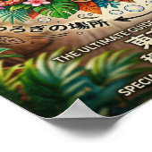 entspannen und Kaffee Poster (Ecke)
