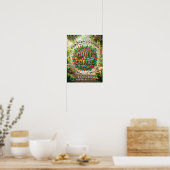 entspannen und Kaffee Poster (Küche)