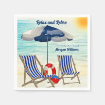 Entspannen und Ruhestand Tropischer Strandstuhl Ru