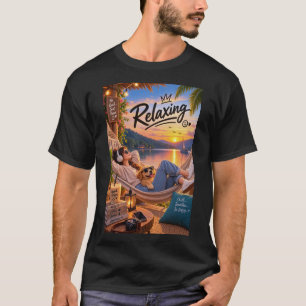 Entspannend – Friedliche gute Vibes Typografie-Des T-Shirt