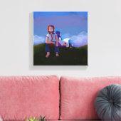 Entspannend Leinwanddruck (Insitu (Wohnzimmer))