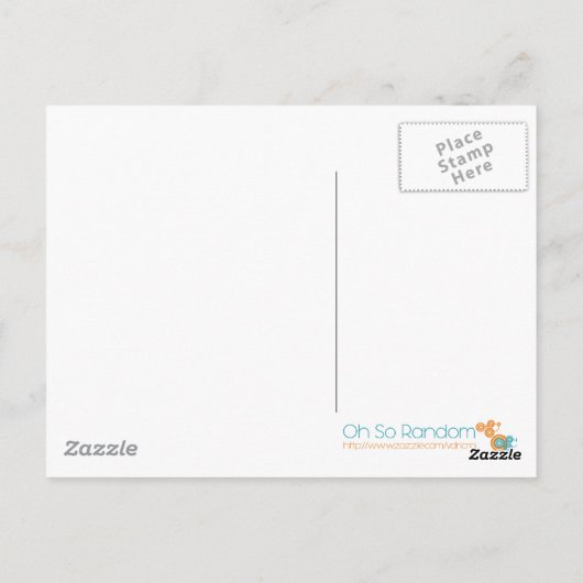 Entspannend Postkarte (Rückseite)