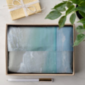 Entspannende blaue seidenpapier (Geschenk)