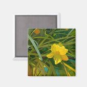 Entspannende Blume Magnet (Vorderseite/Rückseite)