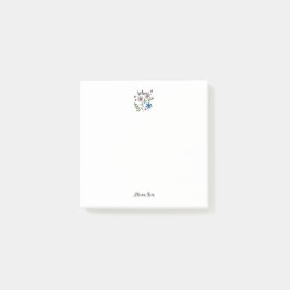 Entspannende Blumenpflege Post-it Klebezettel