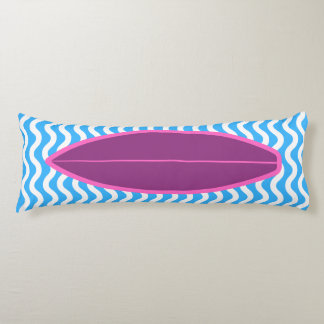 Entspannende Crimson Blue Waves Surfen Kissen