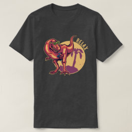 Entspannende Dinosaurier T-Shirt