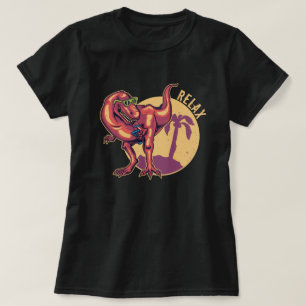 Entspannende Dinosaurier T-Shirt
