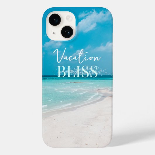 Entspannende Ferien am Strand Bliss Sommermeer Case-Mate iPhone Hülle (Rückseite)