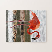 Entspannende Flamingo Puzzle (Horizontal)