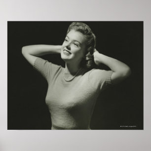 Entspannende Frau Poster