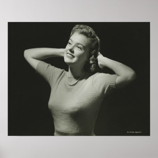 Entspannende Frau Poster (Vorne)