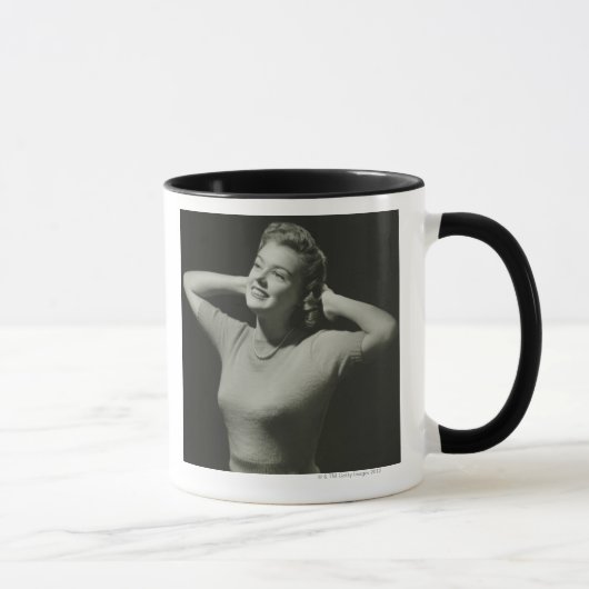 Entspannende Frau Tasse (Rechts)