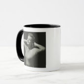 Entspannende Frau Tasse (Vorderseite Links)