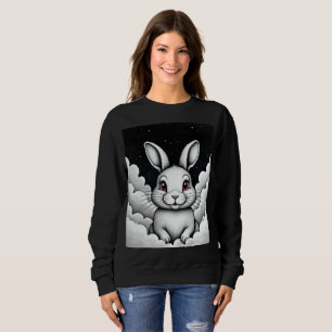 Entspannende Himmelsstimmung Himmlischer Hase Sweatshirt