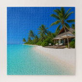 Entspannende Inselstrand Puzzle (Vertikal)