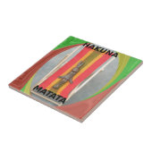 Entspannende Kaninchenkonstruktionen Druckgestaltu Fliese (Seite)