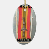 Entspannende Kaninchenkonstruktionen Druckgestaltu Keramikornament (Rechts)