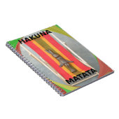 Entspannende Kaninchenkonstruktionen Druckgestaltu Notizblock (Rechte Seite)