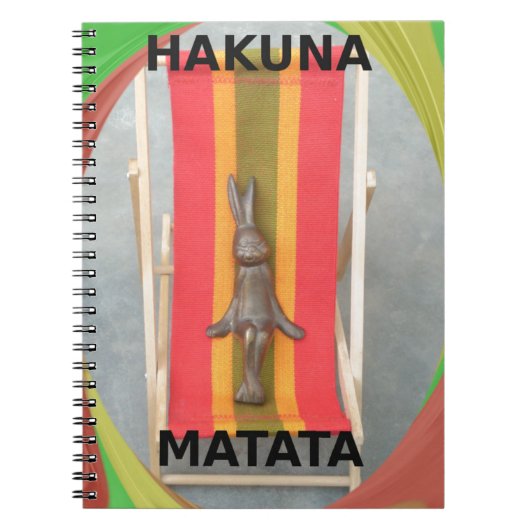 Entspannende Kaninchenkonstruktionen Druckgestaltu Notizblock (Vorderseite)