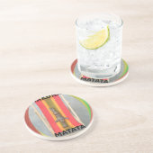 Entspannende Kaninchenkonstruktionen Druckgestaltu Untersetzer (Seite)