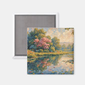 Entspannende Malerei Magnet (Vorderseite/Rückseite)