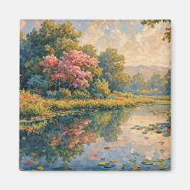 Entspannende Malerei Magnet