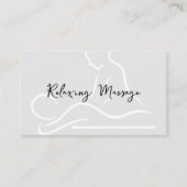 Entspannende Massage Erinnerung Karten (Vorderseite)