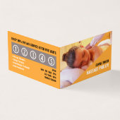 Entspannende Massage, Massage Therapist Salon Loya Visitenkarten (Vorderseite)