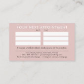 Entspannende Massage Sketch Visitenkarte (Rückseite)