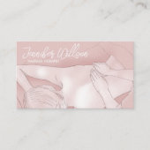 Entspannende Massage Sketch Visitenkarte (Vorderseite)