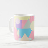 Entspannende Pastellformen Kaffeetasse (Vorderseite Links)