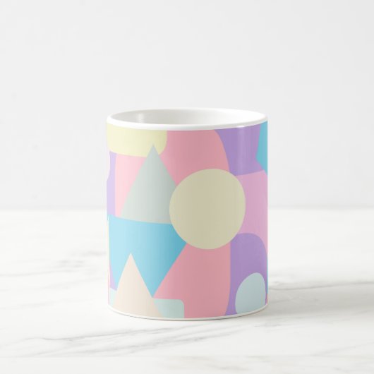 Entspannende Pastellformen Kaffeetasse (Mittel)