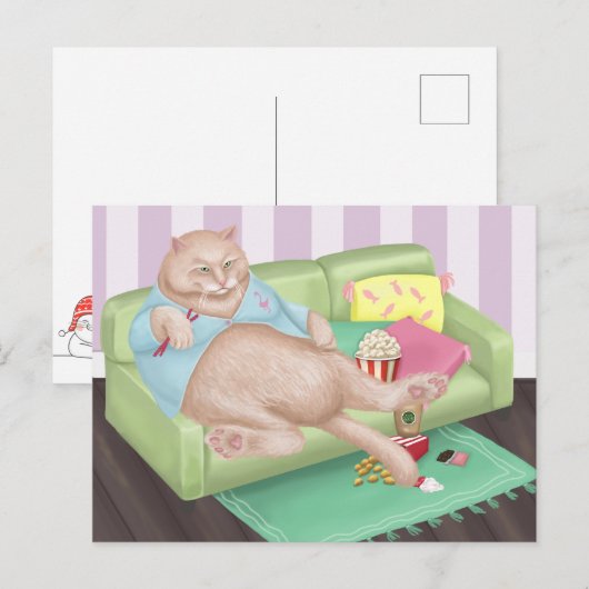 Entspannende Postkarte (Vorne/Hinten)