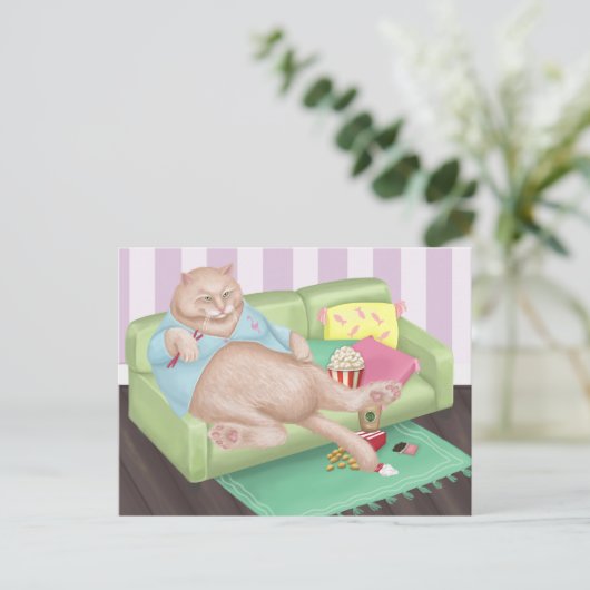 Entspannende Postkarte (Stehend Vorderseite)