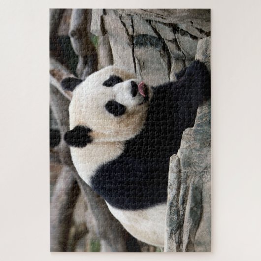 Entspannende Riesenpanda, Jigsaw Puzzle (Vertikal)
