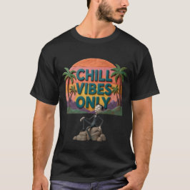 Entspannende Stimmung Nur Retro-Sonnenuntergang-Äs T-Shirt