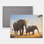 Entspannende Szene Magnet (Vorderseite/Rückseite)