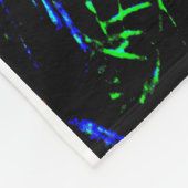 Entspannende Tiger Bright Special Edition Fleecedecke (Ecke)