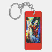 Entspannende Tiger Bright Special Edition Schlüsselanhänger (Vorderseite links)