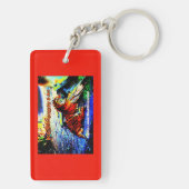 Entspannende Tiger Bright Special Edition Schlüsselanhänger (Rückseite)