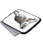 Entspannende Tiger Electronics Bag Laptopschutzhülle (Vorne Knopf)