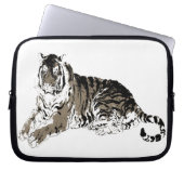 Entspannende Tiger Electronics Bag Laptopschutzhülle (Vorderseite)