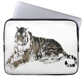 Entspannende Tiger Electronics Bag Laptopschutzhülle (Vorderseite)