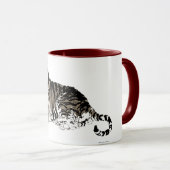 Entspannende Tiger-Tasse Tasse (VorderseiteRechts)